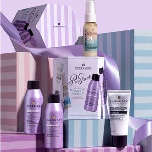 Pureology Hydrate Sheer Gift Set in Purple. A $44 value